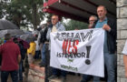 ARHAVİ’DE ÇED TOPLANTISINA GELEN HESÇİLERİ HALK SALONA SOKMADI..